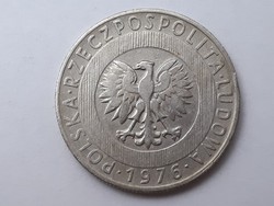 Lengyelország 20 Zloty 1976 érme - Lengyel 20 ZL 1976 külföldi pénzérme