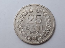 Romanian 25 bani 1952 coin - Romanian 25 bani 1952 foreign coin