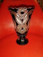 Nagy méretű kristály váza