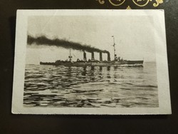 Hadihajó - kiscirkáló SMS Magdeburg - német képeslap 1933-34