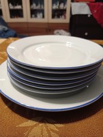 Alföldi kék csíkos tányérok