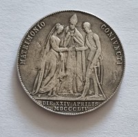 Ferenc József 1854 házassági 2 gulden