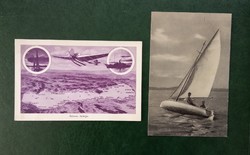 16 képeslap 1945-50 Balaton,Veszprém,Kőbánya régi képeslapok 570 Ft/db