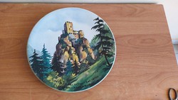Hand painted decorative plate
