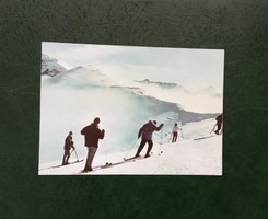 1945-50s postcard poland- kasprowy peak wieliczka