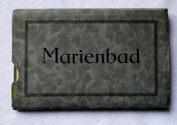 Marienbad antik leporello 15 db képeslap