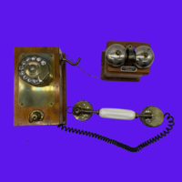 Custom built - Hungarian Post wall-mounted intercom/telephone - complete