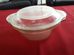 Round deep Jena bowl with lid