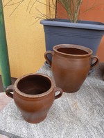 2 pcs antique jars