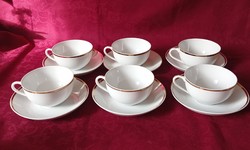 6pcs teacup with plate,