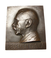 Kelemen Gyula plakett,Edvi Illés György 1939