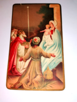 Old holy image, prayer, prayer book, Virgin Mary presents the little Jesus to the three kings 61.