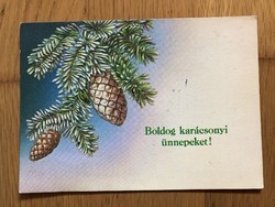 Karácsonyi képeslap - Hatvany Józsefné