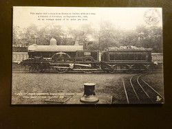 Locomotive English postcard