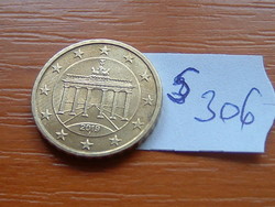 NÉMETORSZÁG 10 EURO CENT 2019 / J, Brandenburg gate S306