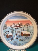 Villeroy & boch gerard laplau four seasons series wall plate, decorative plate
