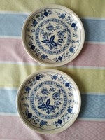 Biltons blue onion pattern on english porcelain small plate