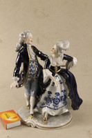 German echt cobalt baroque pair 359
