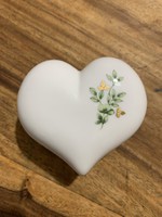 Hollóházi szív alakú bonbonier vagy ékszeres doboz.