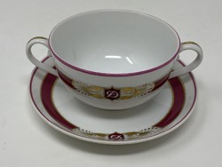 Danube intercontinental hotel Herend soup cup with saucer - cz