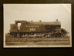 Locomotive English postcard