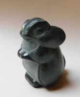 Rabbit - carved stone statue