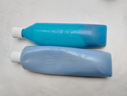 Retro UNIMO műanyag kék flakon