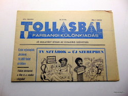 1974 ?  /  TOLLASBÁL  /  Régi újság ritkaság Ssz.:  21234