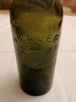 Rendkívül ritka régi GRAUER udvari szállító üvege ( 1800-as évek vége)