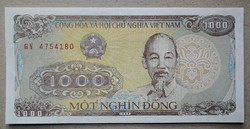 Vietnám 1000 Dong 1988 Unc