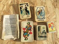 4 decks of tarot card - Hungarian card - divination - deck of cards - old seed card