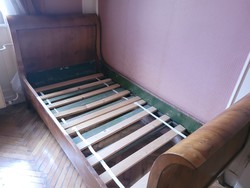 Biedermeier bed frame with bed frame