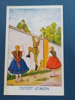 II. World War II Hungarian humor postcard