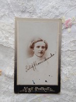 Antique cdv / business card / hardback photo of lady portrait circa 1900
