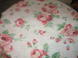 Vintage style beautiful rose fanell soft duvet cover
