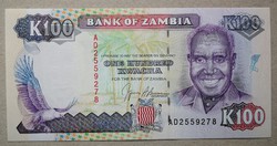 Zambia 100 Kwacha 1991 Unc