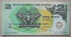 Pápua Új-Guinea 2 Kina 1996 Unc