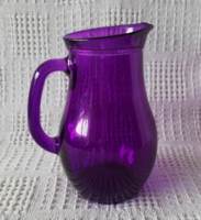 1 L purple glass jug