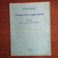 Leo Weiner 20 light small piano pieces 1967