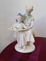 Orosz Polonne ZHK porcelán Anya gyermekével