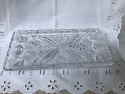 Nice polished glass tray, serving bowl