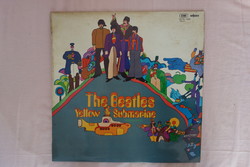 The beatles: yellow submarine vinyl record