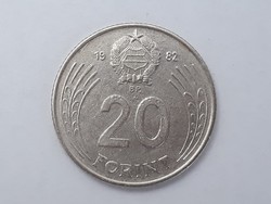 Magyarország 20 Forint 1982 érme - Magyar fém húszas, Dózsa György 20 Ft 1982 pénzérme