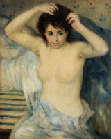 Pierre-auguste renoir - before bathing - reprint