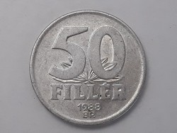 Magyarország 50 Fillér 1988 érme - Magyar alu 50 filléres 1988 pénzérme