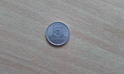 Németország ( Kelet-Németország, NDK) 5 Pfennig 1981 A