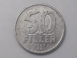 Magyarország 50 Fillér 1983 érme - Magyar alu 50 filléres 1983 pénzérme