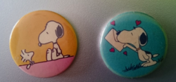 Retro Snoopy kitűzők