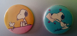 Retro snoopy badges