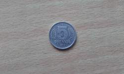 Németország ( Kelet-Németország, NDK) 5 Pfennig 1978 A